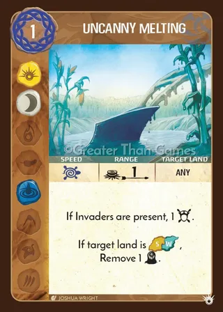 Card art for Uncanny Melting