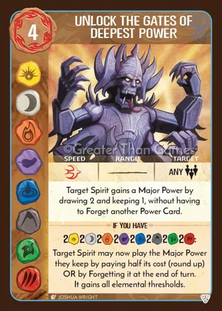 Card art for Unlock the Gates of Deepest Power