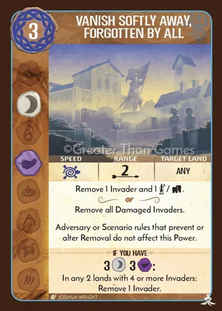 Card art for Vanish Softly Away, Forgotten by All