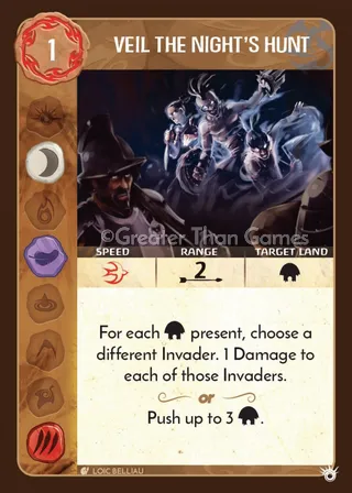 Card art for Veil the Night's Hunt