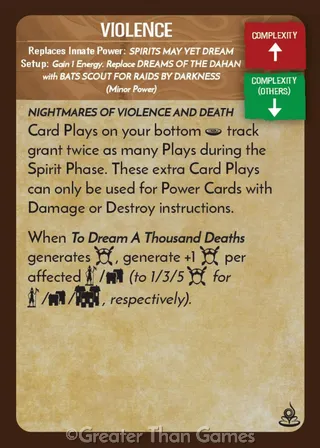 Card art for Violence