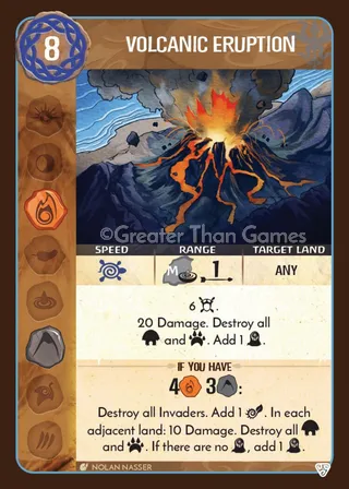 Card art for Volcanic Eruption