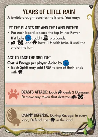 Card art for Years of Little Rain