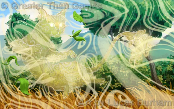 Sun-Bright Whirlwind spirit panel